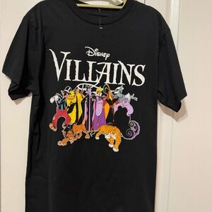 Disney Villains Black T-Shirt women’s medium
